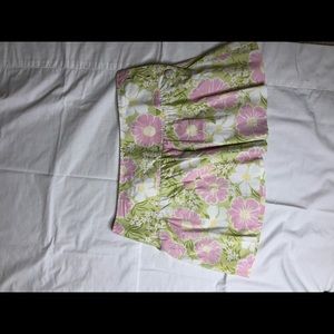 a mini skirt
